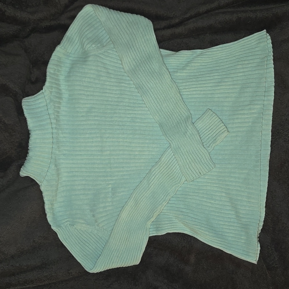 Blue Cherokee Turtleneck Sweater